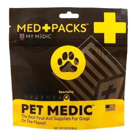 My Medic MED PACKS Pet Medic – Pet First Aid Kit Plastic Pouch – MM-KIT-S-PETMED-BSC