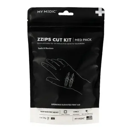 My Medic MED PACKS ZZIPS Cut Kit – First Aid Kit Plastic Pouch – MM-SPL-MD-PK-ZZIP-CUT-EA