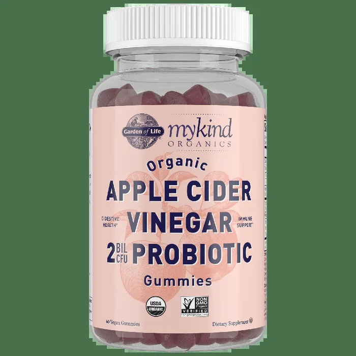 MyKind Organics Apple Cider Vinegar Probiotic 60 gummies