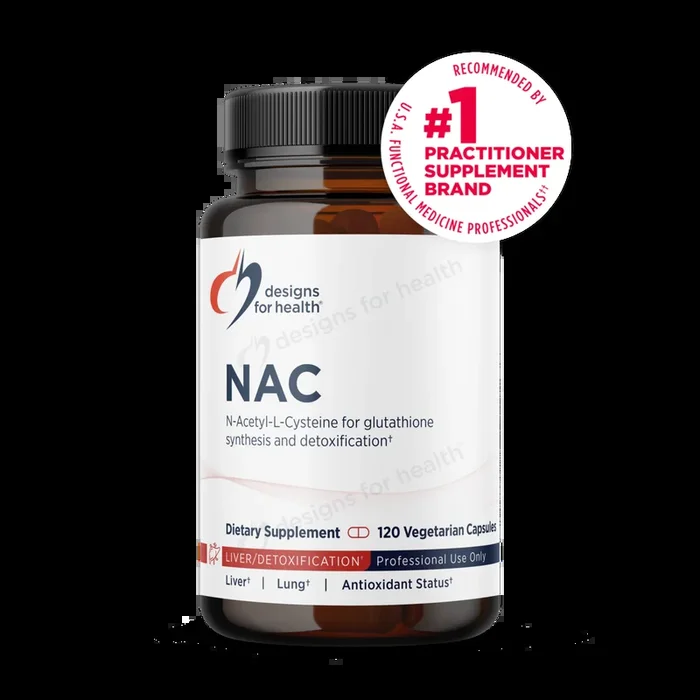 NAC (N-Acetyl Cysteine) (120 caps) by Designs for Health