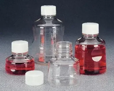 Nalgene – Filter Storage Bottle Receiver 500 mL, 45 mm Closure dia., Sterile – 28199-189