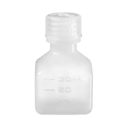 Nalgene – General Purpose Bottle Narrow Mouth / Square HDPE / Polypropylene 30 mL (1 oz.) – 2018-0030