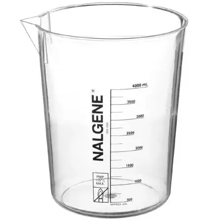 Nalgene – Laboratory Beaker Griffin Low-Form PMP 4,000 mL (128 oz.) – 1203-4000