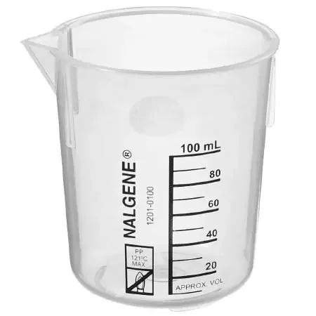Nalgene – Laboratory Beaker Griffin Low-Form Polypropylene 100 mL – 1201-0100