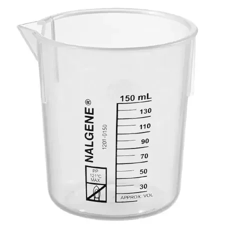 Nalgene – Laboratory Beaker Griffin Low-Form Polypropylene 150 mL – 1201-0150