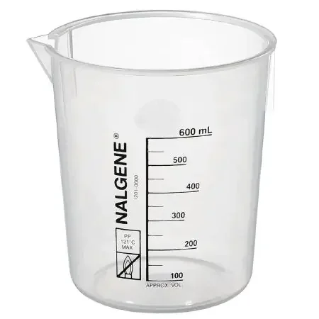 Nalgene – Laboratory Beaker Griffin Low-Form Polypropylene 600 mL – 1201-0600
