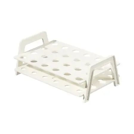 Nalgene – Stacking Microcentrifuge Tube Rack 24 Place 1.5 mL Tube Size White 2 X 3-1/2 X 5-3/4 Inch – 5973-0015