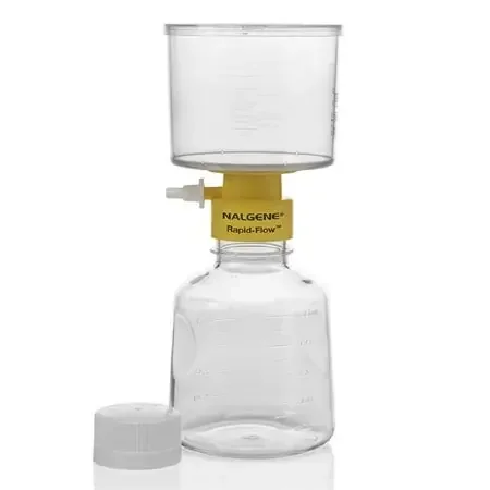 Nalgene Rapid-Flow – Filter Unit Polystyrene Cover / Surfactant-Free Cellulose Acetate Membranes 500 mL (16 oz.) – 162-0020