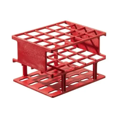 Nalgene Unwire – Centrifuge Tube / Test Tube Test Tube Rack 40 Place 20 mm Tube Size Red 3-1/4 X 4 X 9-3/4 Inch – 5972-0520