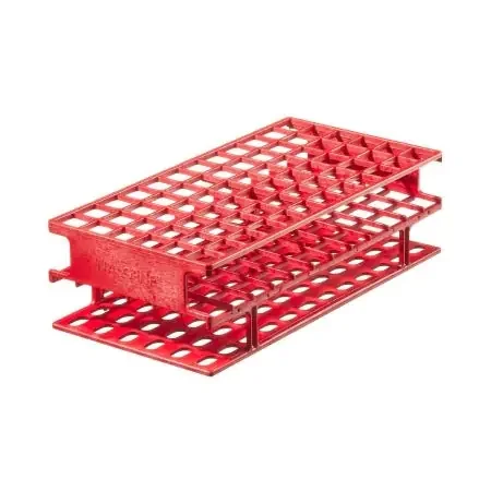 Nalgene Unwire – Centrifuge Tube / Test Tube Test Tube Rack 72 Place 13 mm Tube Size Red 2-1/4 X 4 X 7-3/4 Inch – 5970-0513