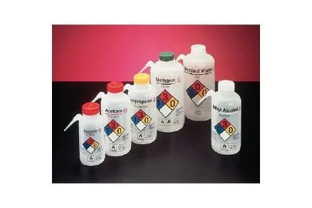 Nalgene Vented Unitary Right-to-Know – Safety Wash Bottle Distilled Water Label LDPE 500 mL (16 oz.) – 16210-923