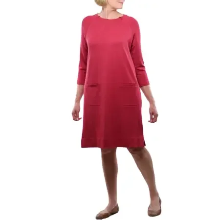 Narrative Apparel – Dress 3/4 Raglan Sleeve Tomato Heather X-Small – WDBDZ0123