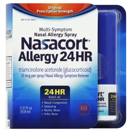 Nasacort Allergy 24 Hr – Allergy Relief 55 mcg Strength Nasal Spray 60 Spray – 41167058003