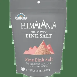 Natierra Himalania Himalayan Pink Salt Fine Ground-26 oz
