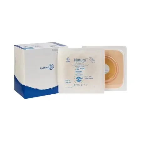 Natura – Ostomy Barrier Moldable Durahesive Adhesive 70 mm Flange System Hydrocolloid Tape Collar 1-1/4 to 1-3/4 Inch Opening – 421041