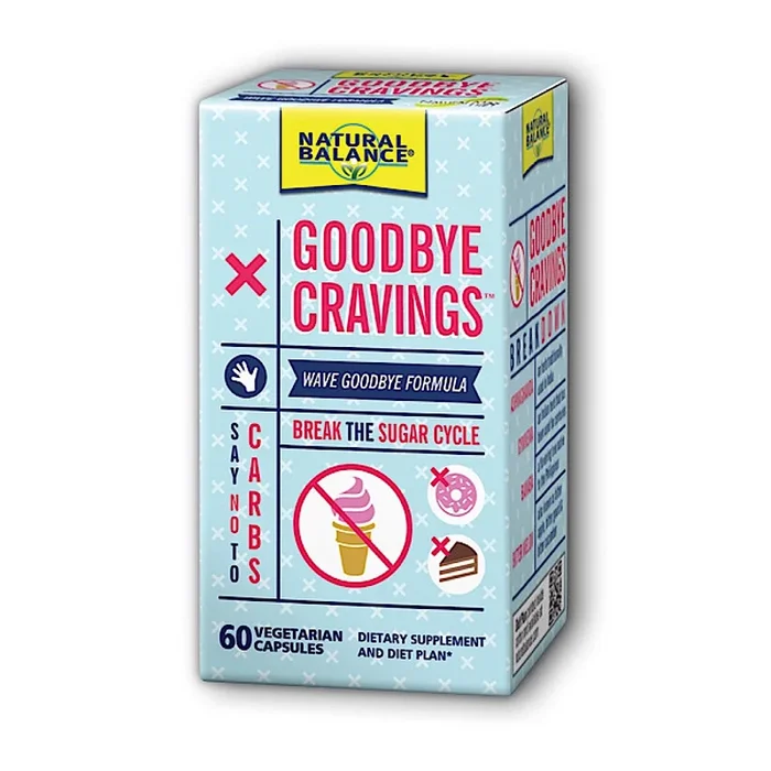 Natural Balance, Goodbye Cravings, 60 Vegetarian Capsules