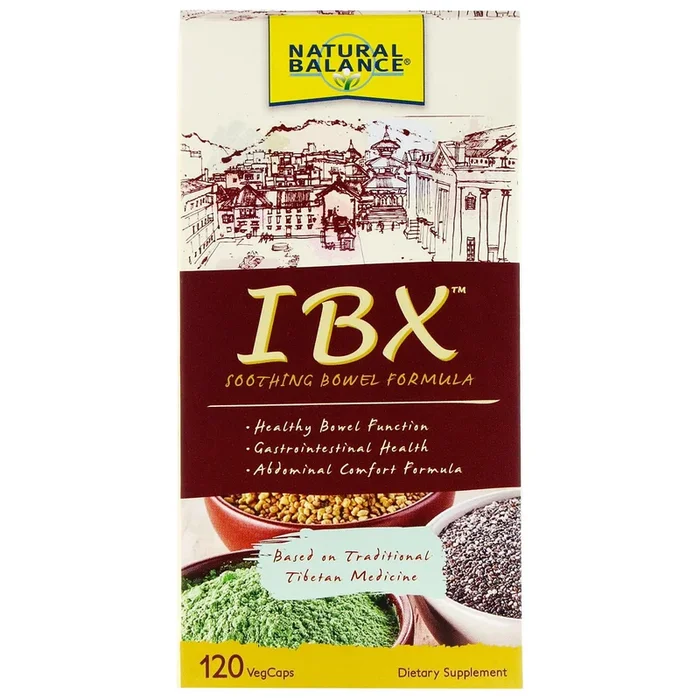 Natural Balance, IBx Bowel Formula, 120 VegCaps