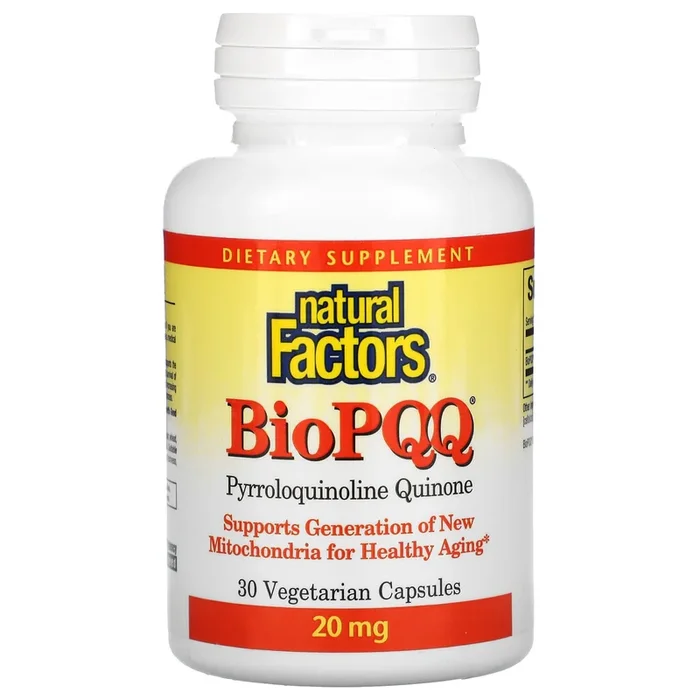 Natural Factors, BioPQQ® 20 mg, 30 Capsules