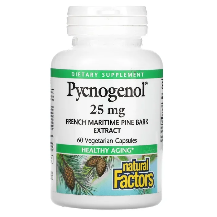 Natural Factors, Pycnogenol, 25 mg, 60 Capsules