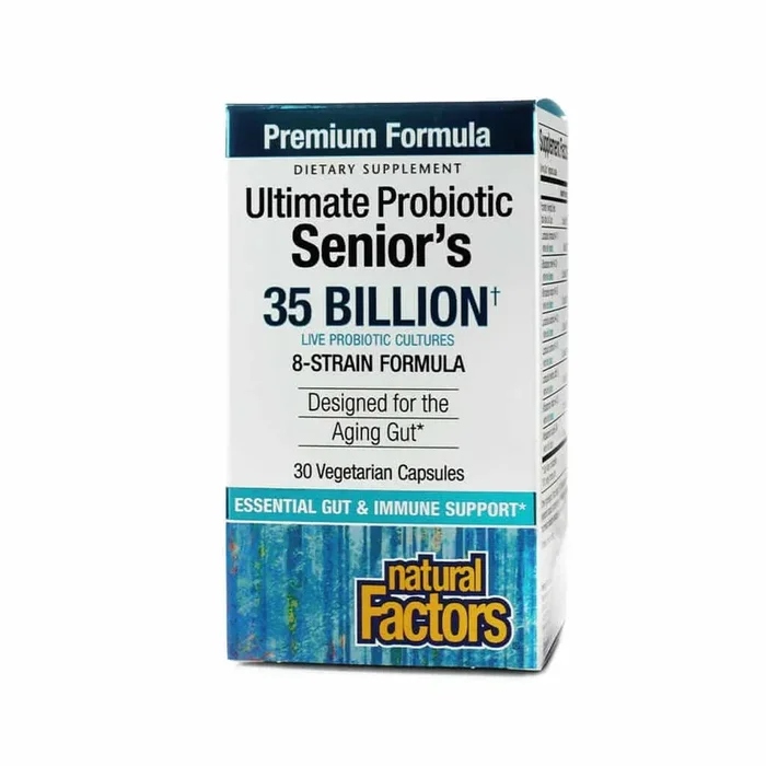 Natural Factors Ultimate Probiotic Seniors 35 Billion Capsules – Final Sale