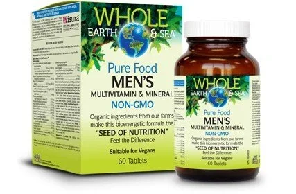 Natural Factors Whole Earth & Sea Men’s 50+ Multivitamin & Mineral 60 Tablet