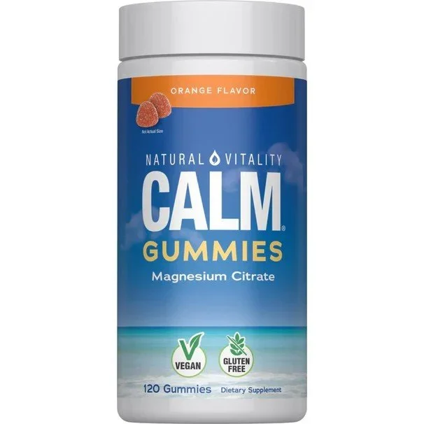 Natural Vitality Calm Gummies Orange 120 Gummy