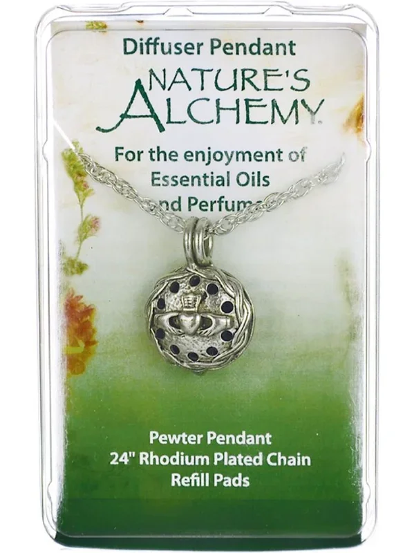 Nature’s Alchemy, Irish Cladda Diffuser Necklace, 1 pc