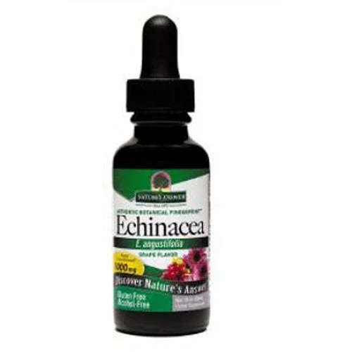Nature’s Answer, Echinacea Root Fluid Extract Alcohol-Free, 1000 Mg, 1 Oz