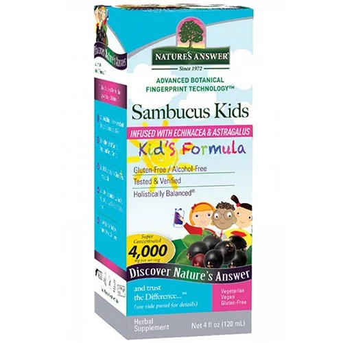 Nature’s Answer, Kid’s Sambucus Liquid, 4000 Mg, 4 Oz