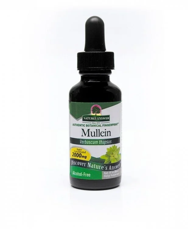 Nature’s Answer Mullein Leaf Extract No Alcohol 1 oz Liquid