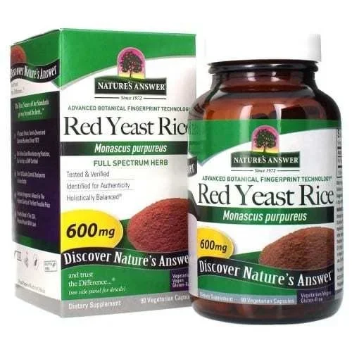 Nature’s Answer Red Yeast Rice 600mg 90 Softgel