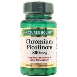 Nature’s Bounty Chromium Picolinate (800mcg) 50 tabs