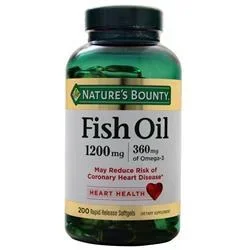 Nature’s Bounty Fish Oil (1200mg) 200 sgels