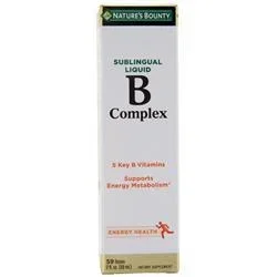 Nature’s Bounty Sublingual Liquid B Complex 2 fl.oz