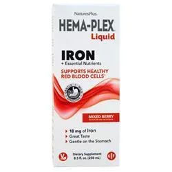 Nature’s Plus Hema-Plex Liquid Iron Mixed Berry 8.5 fl.oz