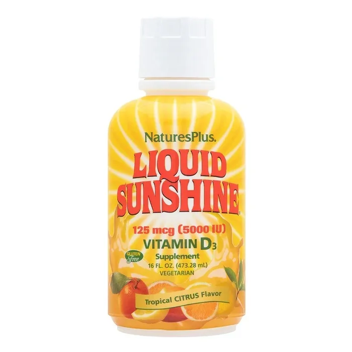 Nature’s Plus Liquid Sunshine Vitamin D3 5000 IU 16 oz Liquid