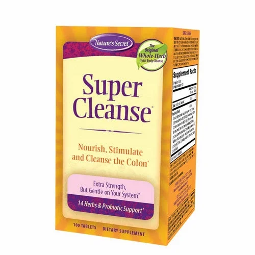 Nature’s Secret, Super Cleanse, 100 Tabs