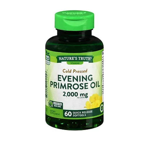 Nature’s Truth, Cold Pressed Evening Primrose Oil, 2000 Mg, 60 Softgels