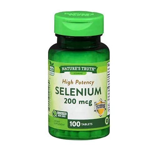 Nature’s Truth, High Potency Selenium, 200 mcg, 100 Tabs