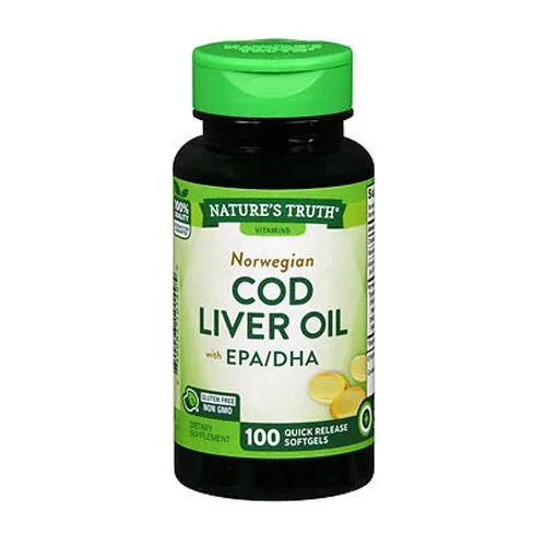 Nature’s Truth, Norwegian Cod Liver Oil With Epa And Dha, 100 Caps