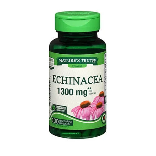 Nature’s Truth, Traditional Echinacea Capsules, 1300 Mg, 100 Caps