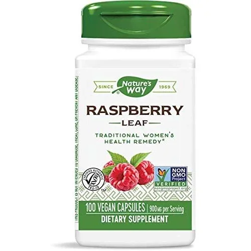 Nature’s Way – Red Raspberry Leaves, 450 mg, 100 Capsules
