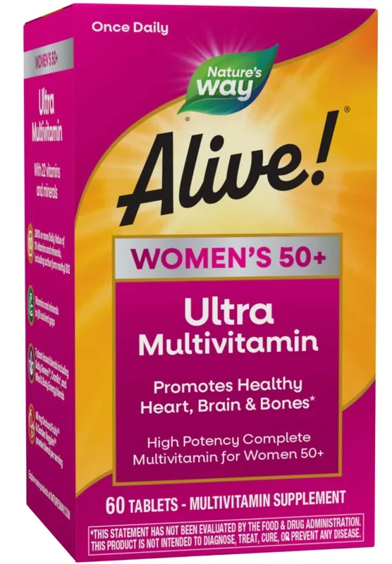 Nature’s Way Alive! Women’s 50+ Ultra Multivitamin (Formerly Ultra Potency Complete Multivitamin)