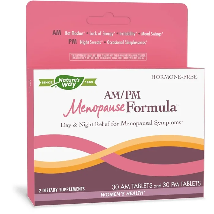Nature’s Way AM/PM Menopause Formula – Hormone Balance and Support – 60 Capsules