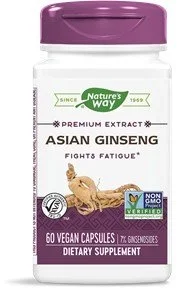 Nature’s Way Asian Ginseng 60 VegCaps
