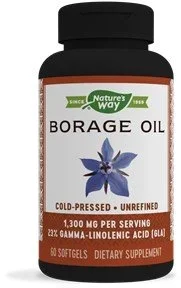 Nature’s Way Borage Oil 1300 mg 60 Softgel