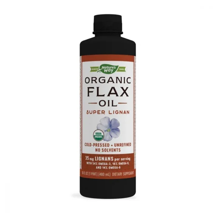 Nature’s Way EfaGold Organic Flax Oil Super Lignan 16oz