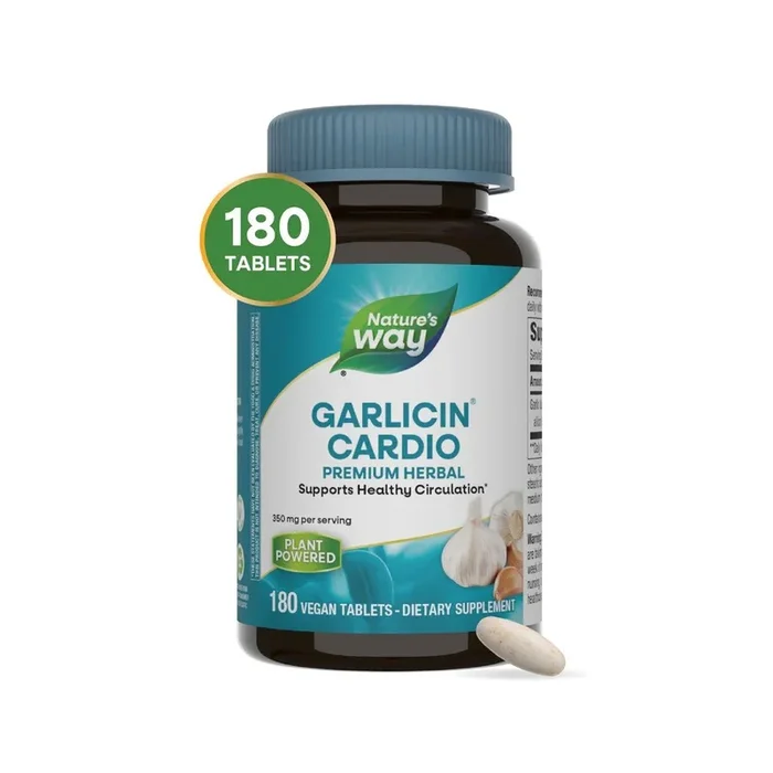 Nature’s Way Garlicin Cardio 180 Vegan Tablet