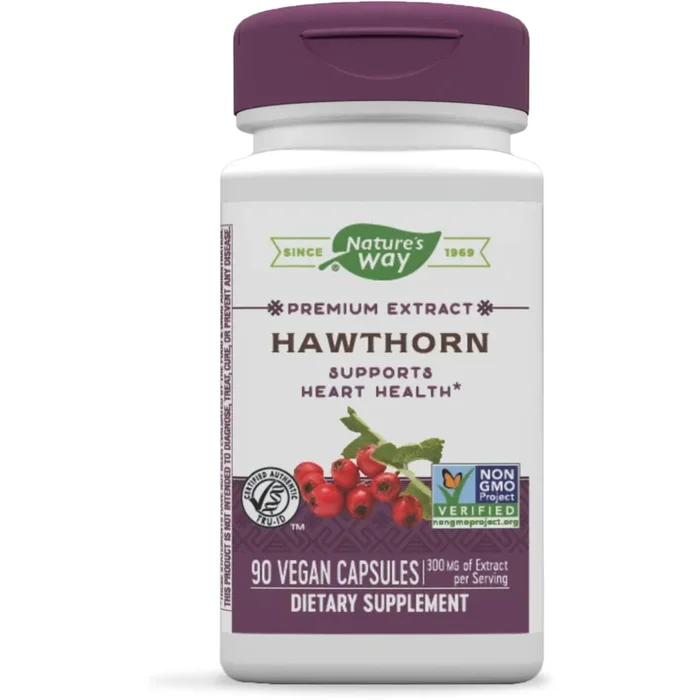 Nature’s Way Hawthorn Capsules – 300mg Extract, 90 Vcaps