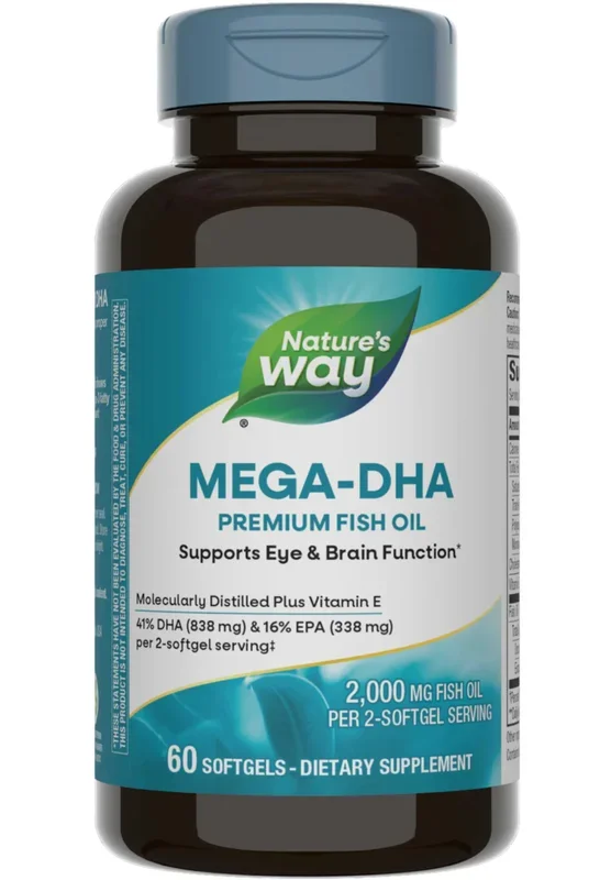 Nature’s Way Mega-DHA Premium Fish Oil (Formerly EfaGold Mega-DHA)